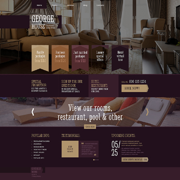 House Hotel WordPress Themes 48707