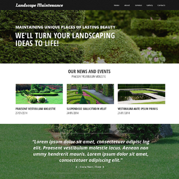 Design Grass Responsive Website Templates 48750