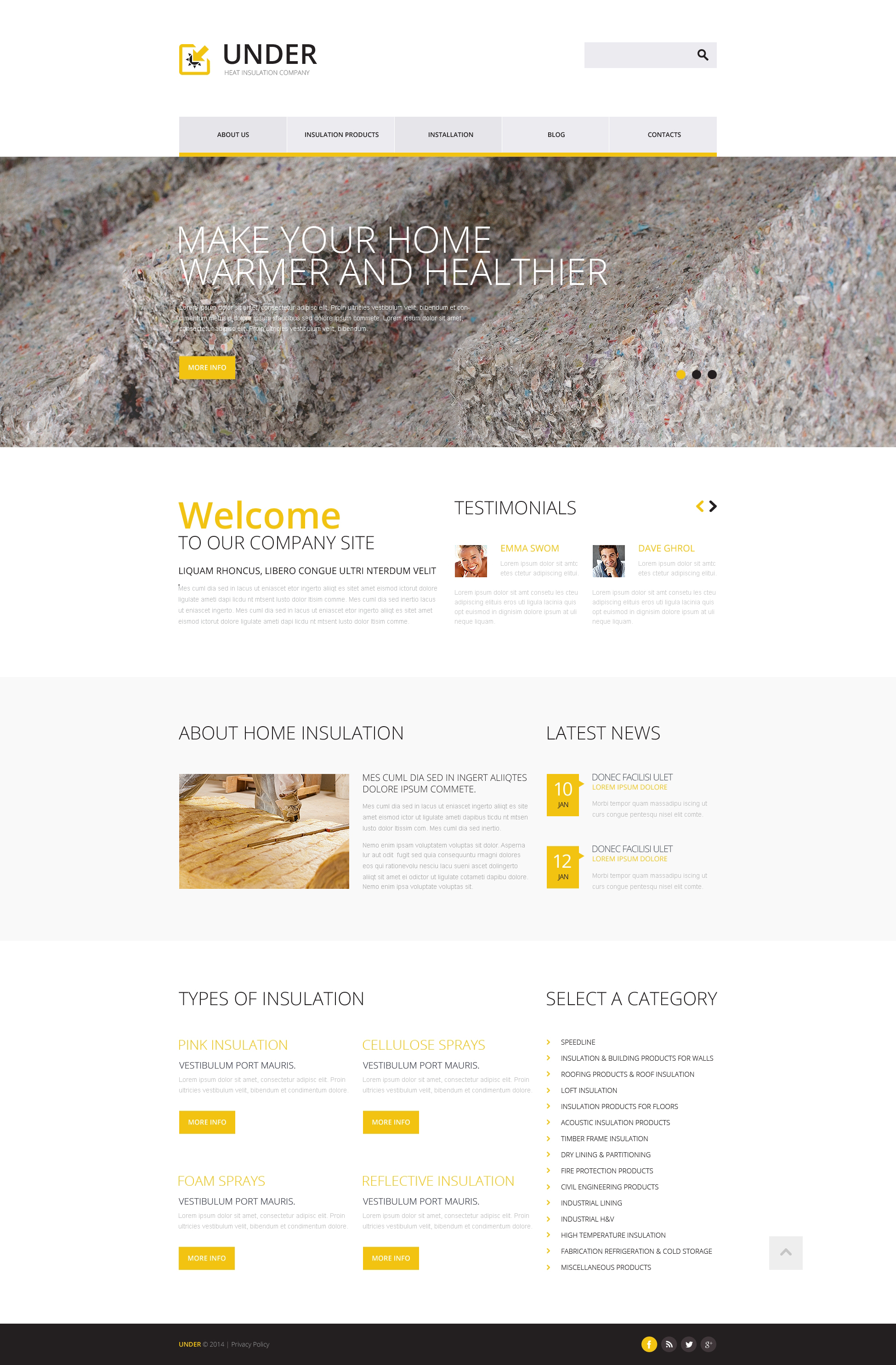 Home Remodeling Responsive Website Template