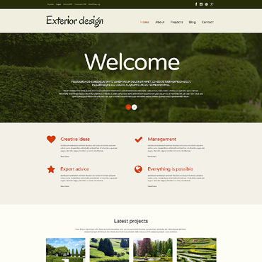 Landscape Design WordPress Themes 48779