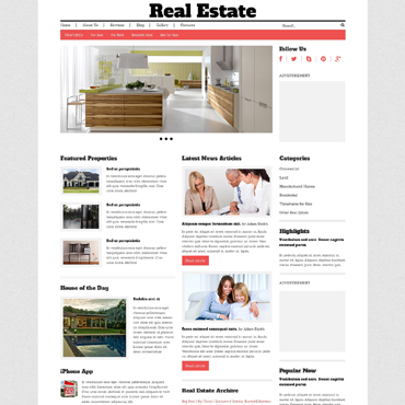 Estate Agency WordPress Themes 48783