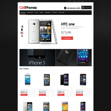 Phones Mobile Magento Themes 48817