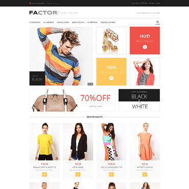 Clothes Online Magento Themes 48821