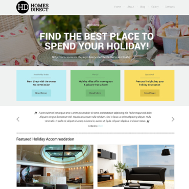 Homes Direct Responsive Website Templates 48899