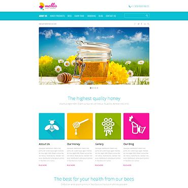 Honey Bee WordPress Themes 48927
