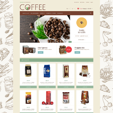 House Coffee-beans Magento Themes 48938