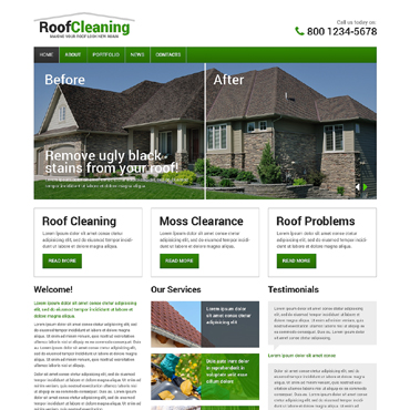 Cleaning Company Drupal Templates 48976