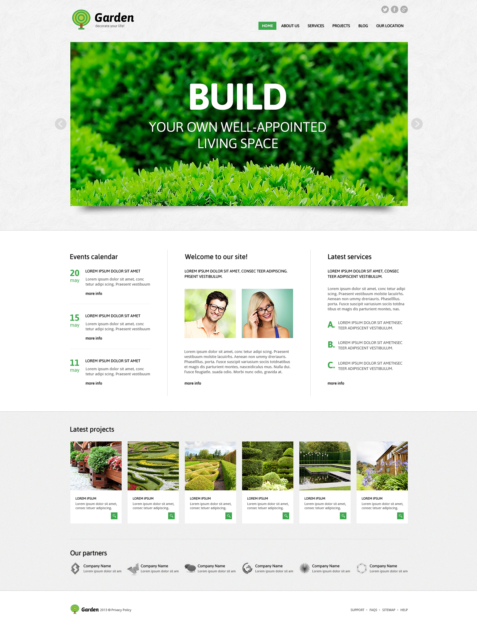 Garden Design Responsive WordPress Theme