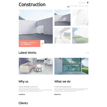 Architecture Company WordPress Themes 49012
