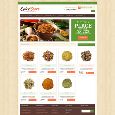 Store Spicy Magento Themes 49060