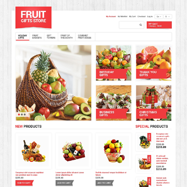 Gift Store Magento Themes 49064