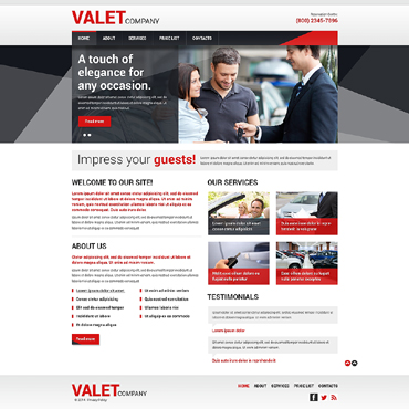 Company Services Responsive Website Templates 49116