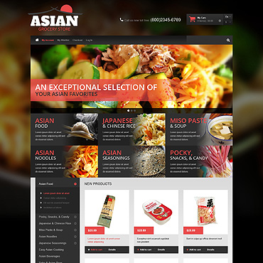 Grocery Spice Magento Themes 49144