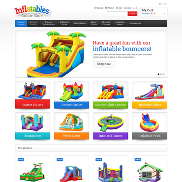 Inflatable Bouncer Magento Themes 49199