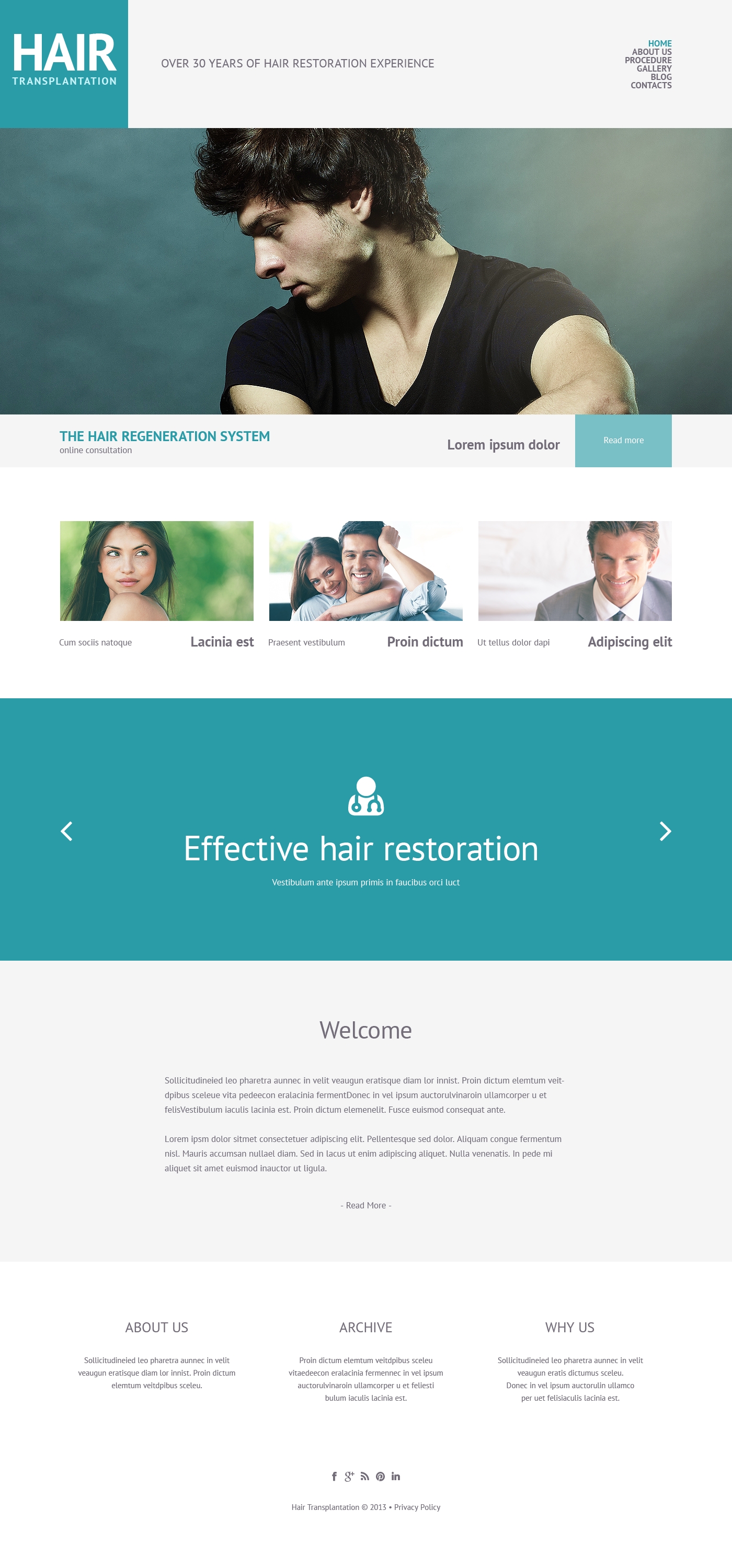 Hair Salon Responsive WordPress Theme