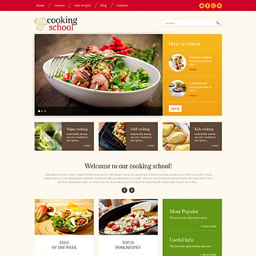 School Cook WordPress Themes 49228