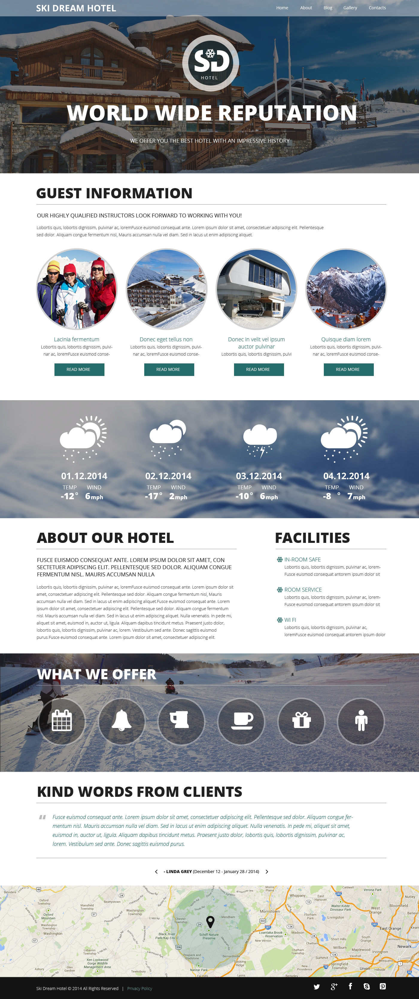 Hotels Responsive Website Template