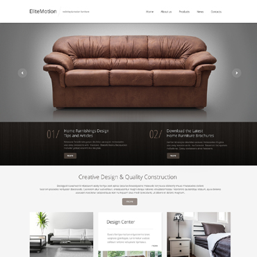 Motion Furniture Responsive Website Templates 49338