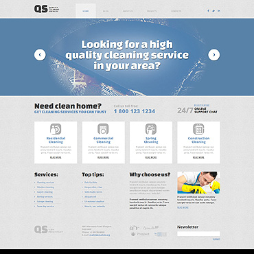 Quality Cleaning WordPress Themes 49360