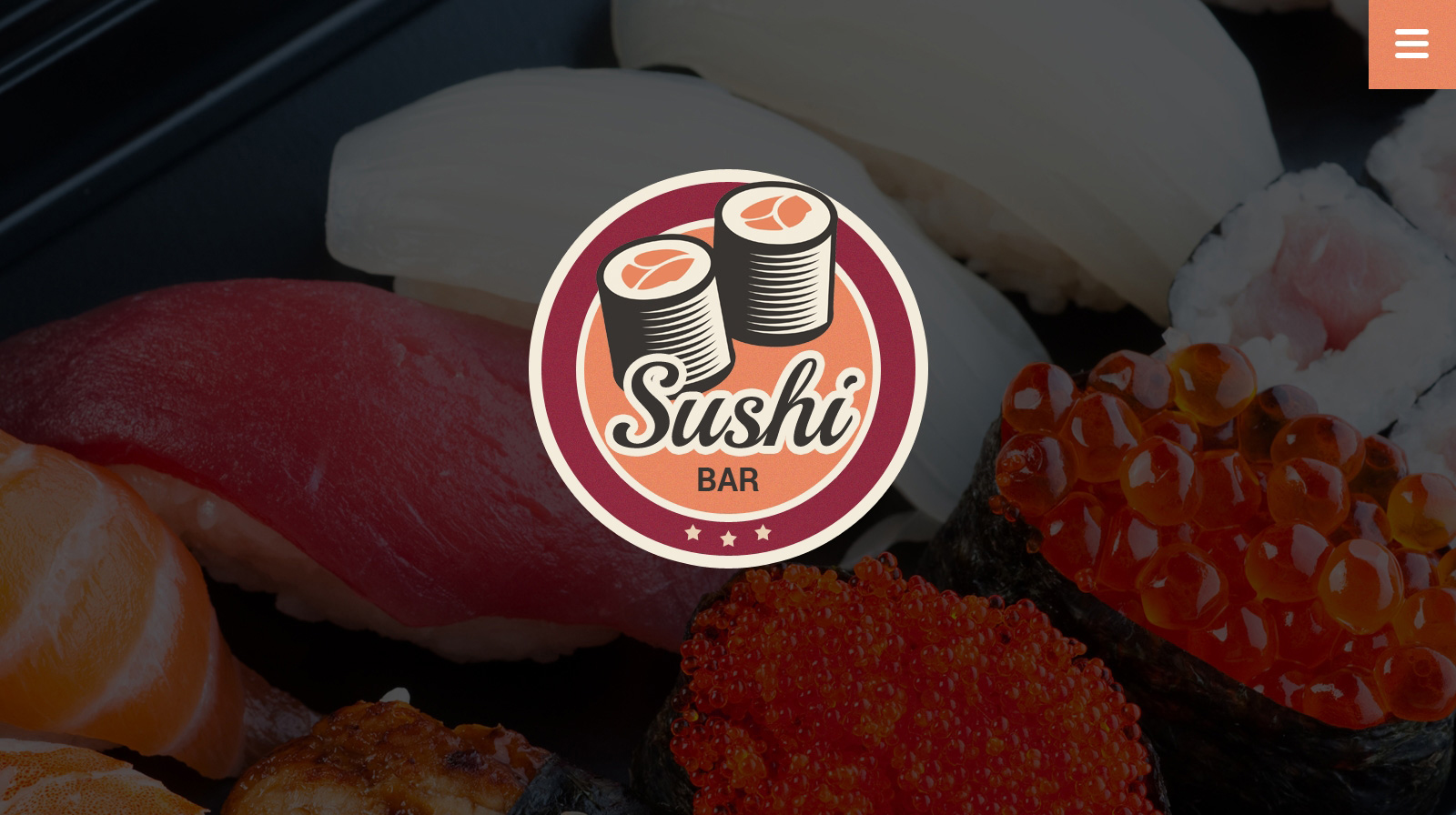 Sushi Bar Website Template