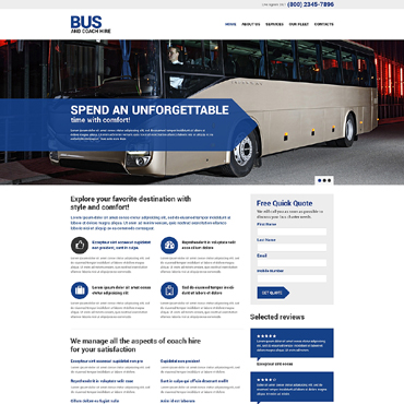 And Coach Responsive Website Templates 49407