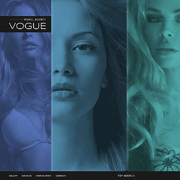 Models Agency Responsive Website Templates 49449