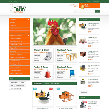 Theme Prestashop Poultry Ferme 49463