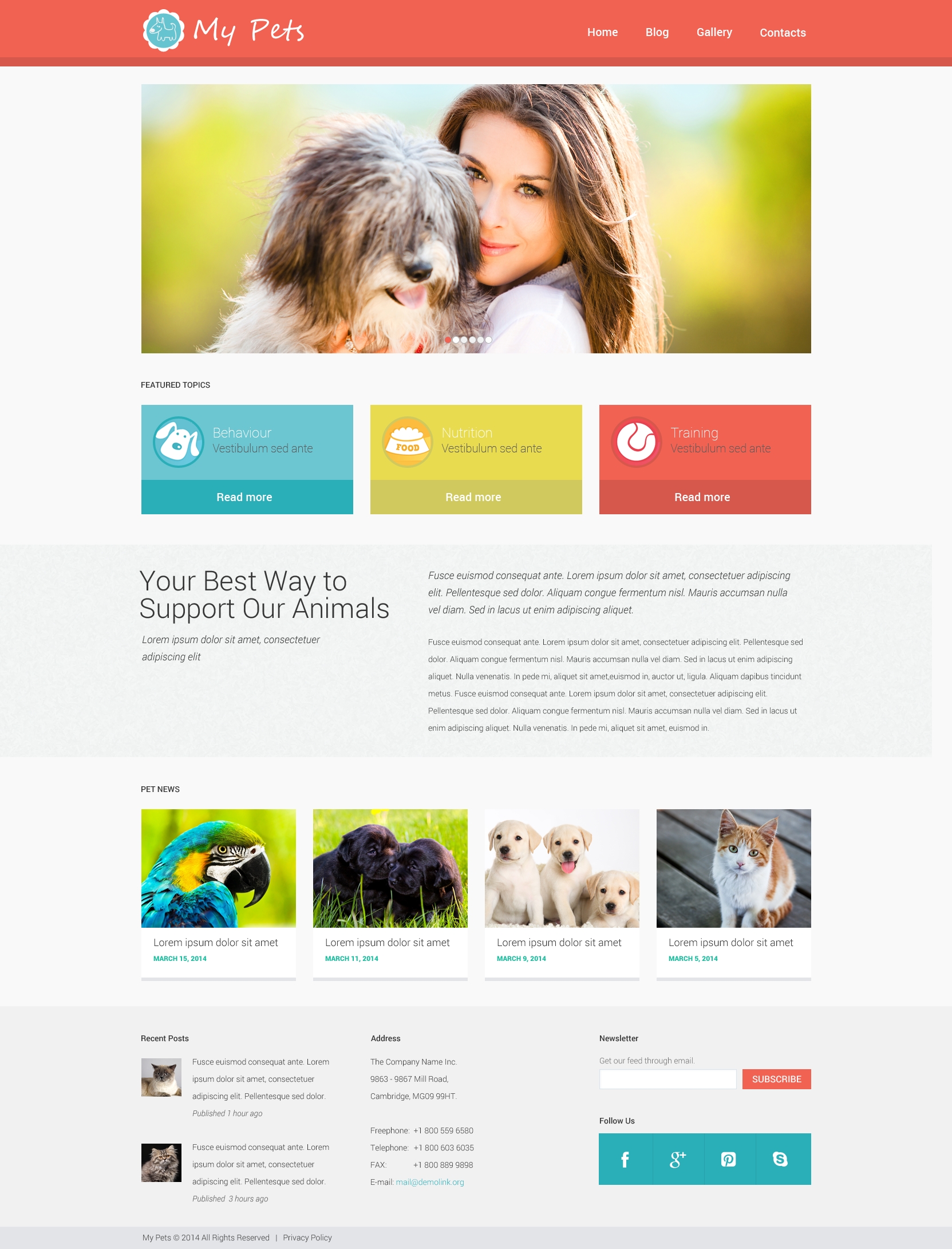 Animal Planet WordPress Theme