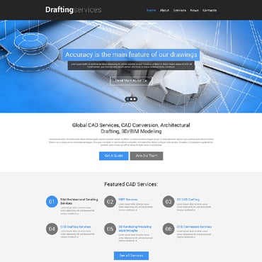 Drafting Project Responsive Website Templates 49516