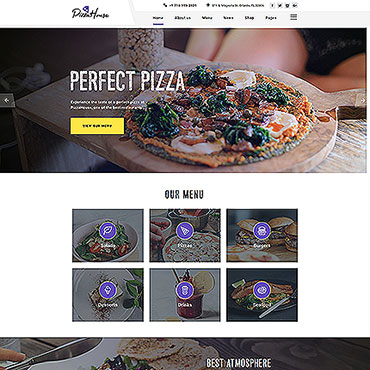 Delivery Events Responsive Website Templates 49531