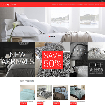 Bed Linen Magento Themes 49586