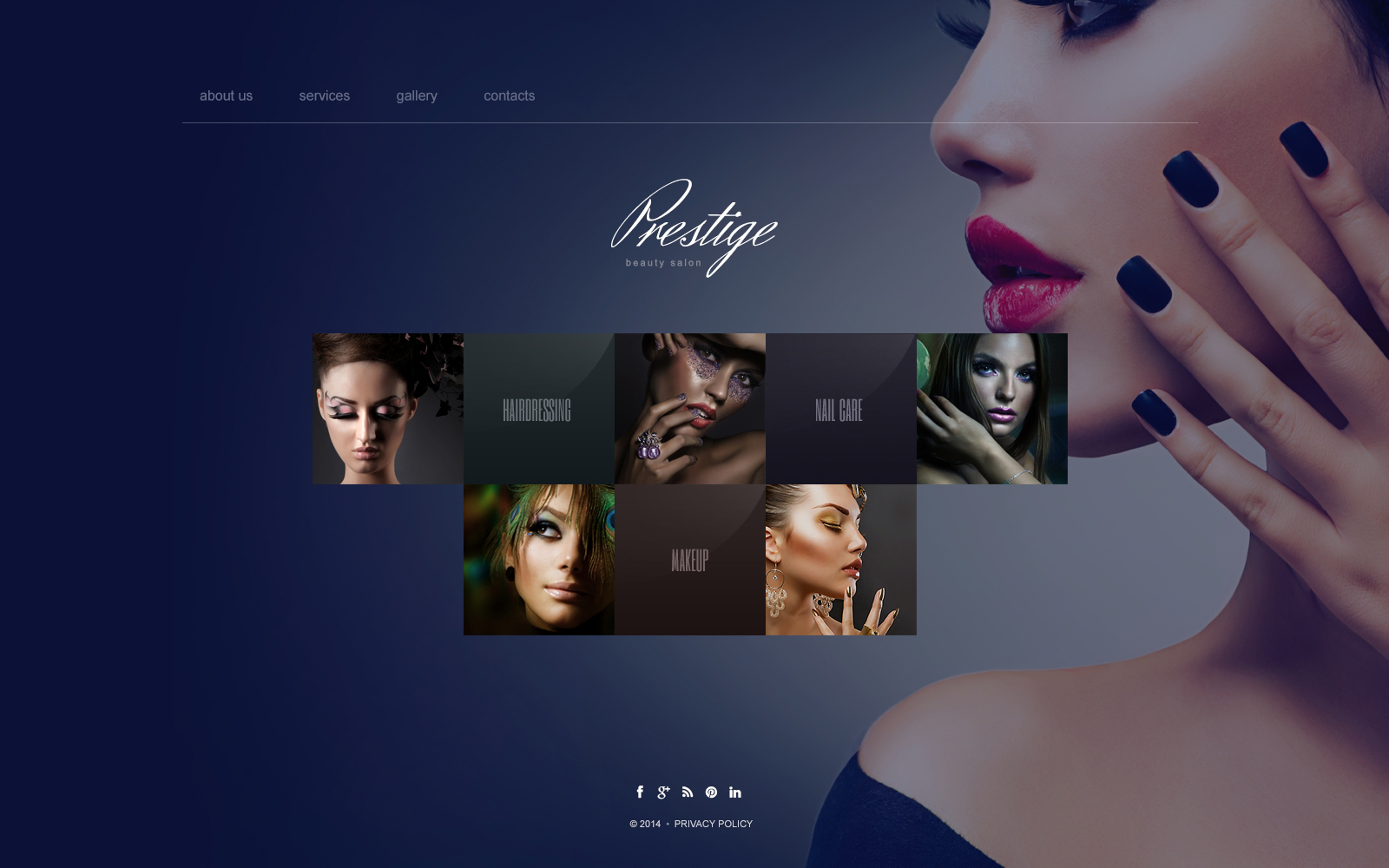 Beauty Salon Website Templates