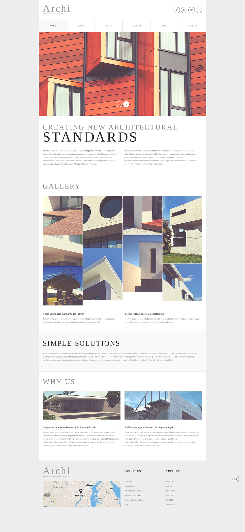 Architectural Company Joomla Template