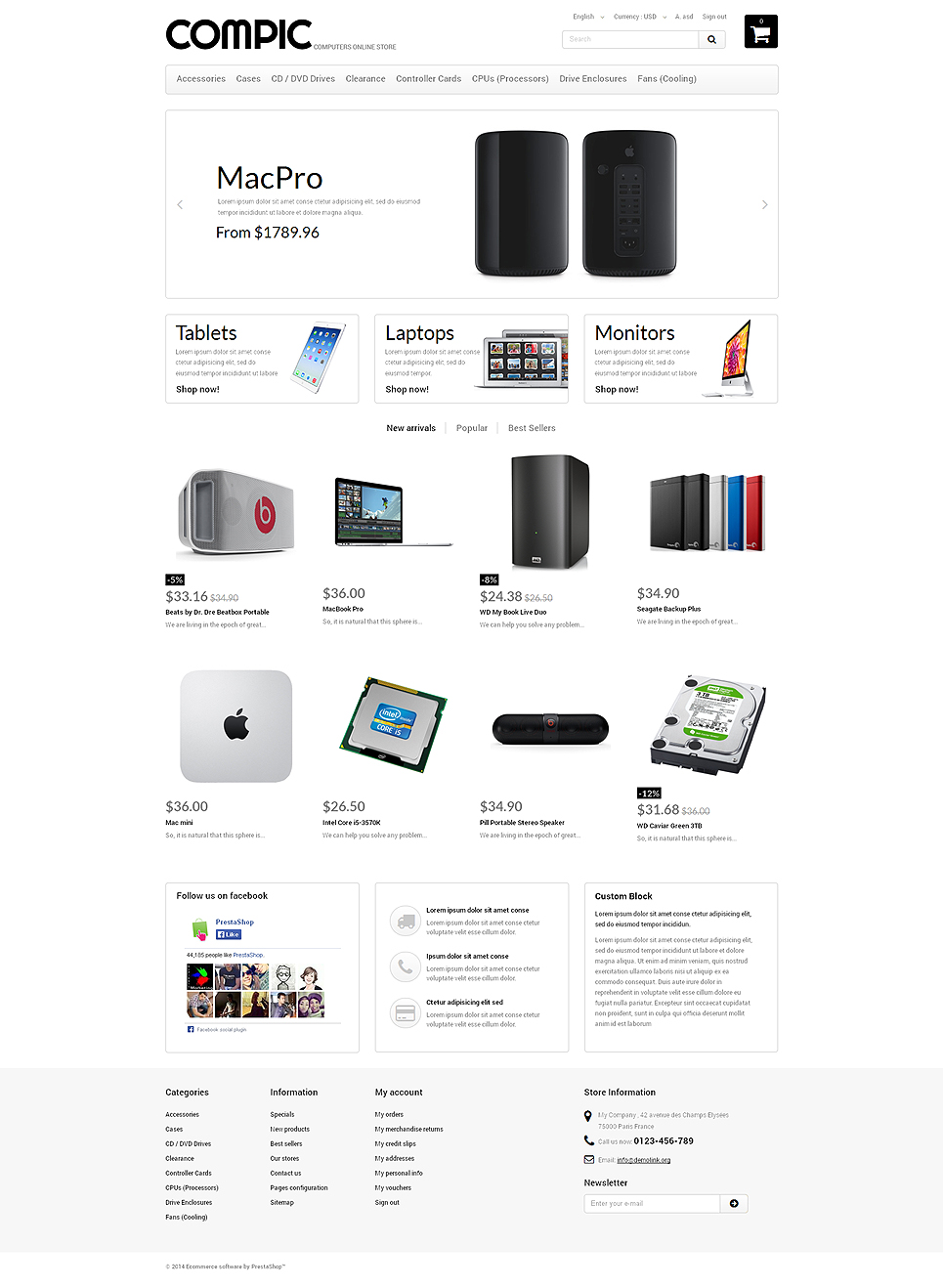 HighEnd Hardware PrestaShop Theme