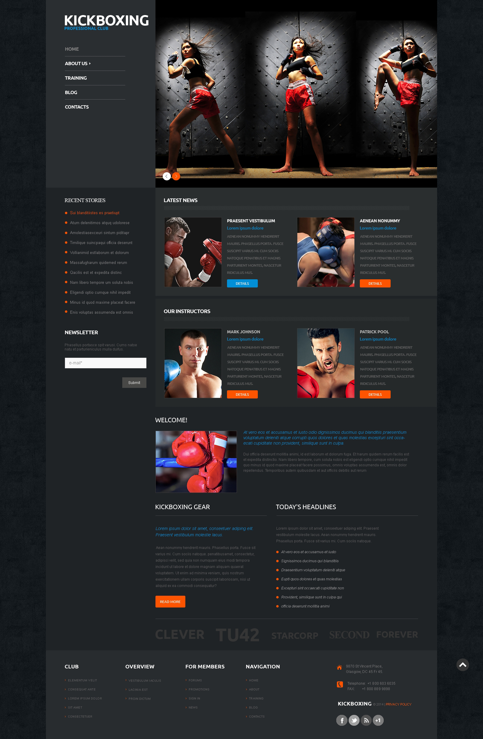 Boxing Responsive WordPress Theme