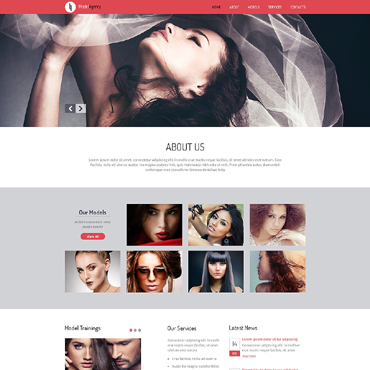 Agency Fashion Responsive Website Templates 50453