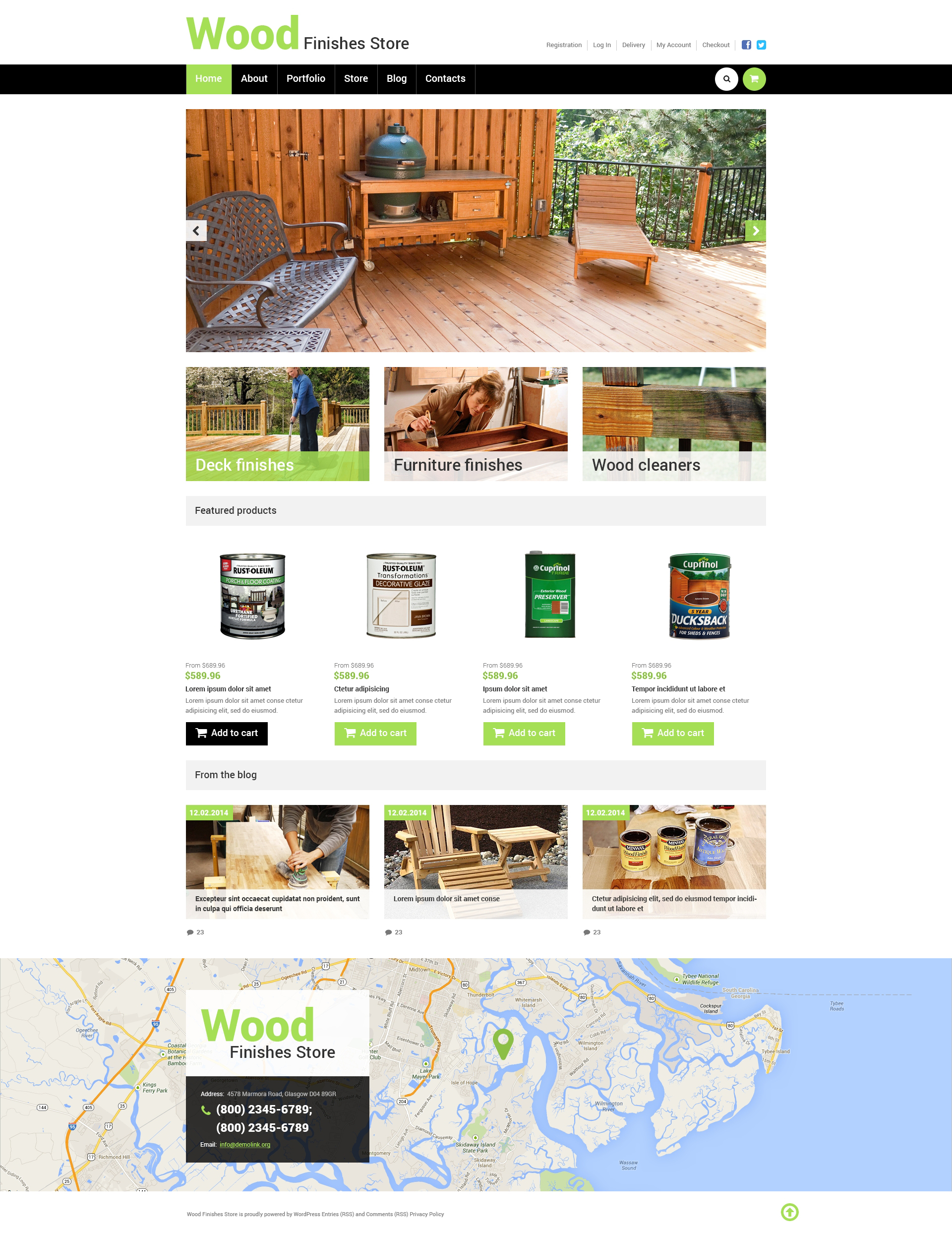 Best Wood Finishes Store WooCommerce Theme