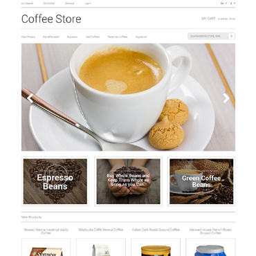 House Coffee-beans Magento Themes 50483