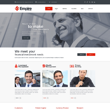 Investment Business WordPress Themes 50494