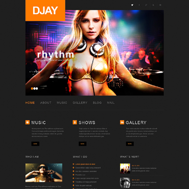 Djay Personal WordPress Themes 50497