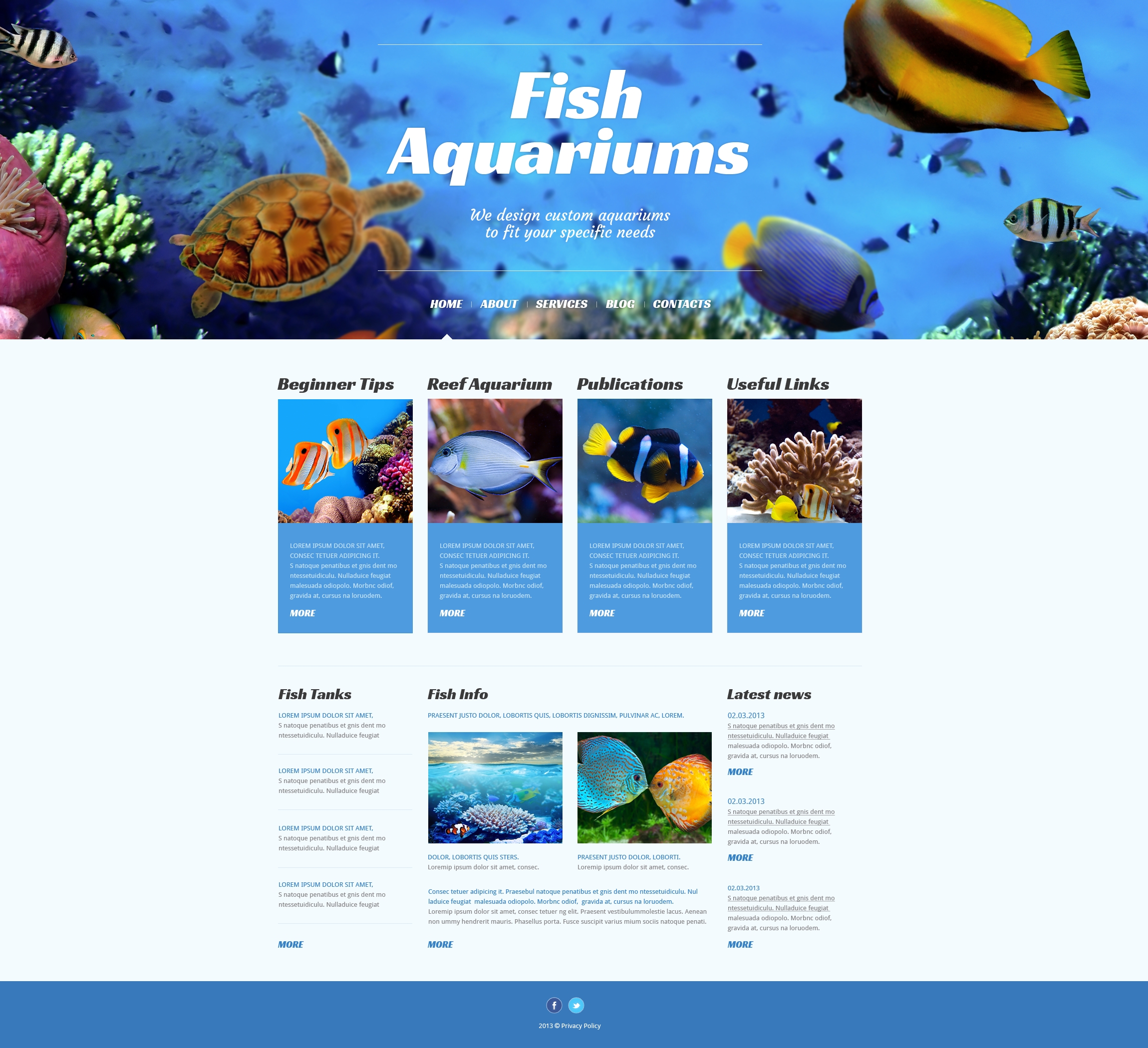Fish Responsive WordPress Theme