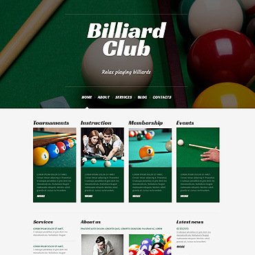 Club Sport WordPress Themes 50528