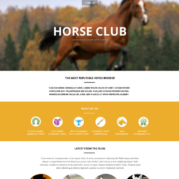 Horses Breeder WordPress Themes 50609