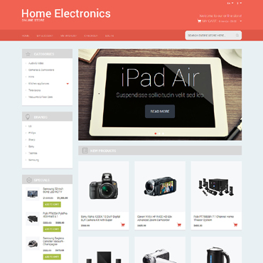 Electronic Store Magento Themes 50628