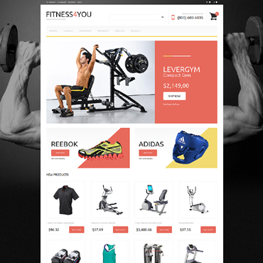 Store Athletic Magento Themes 50629