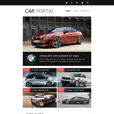 Portal Auto Newsletter Templates 50679