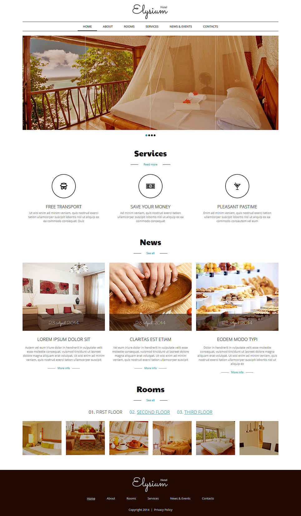 Hotels Motels Joomla Template