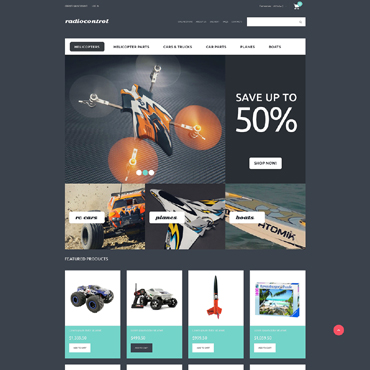 Control Helicopter VirtueMart Templates 50696