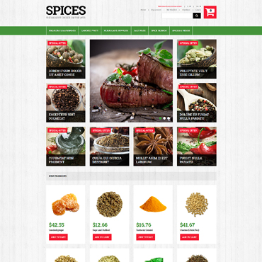 Spice Store Magento Themes 50701