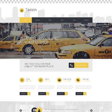 Taxi Service WordPress Themes 50723